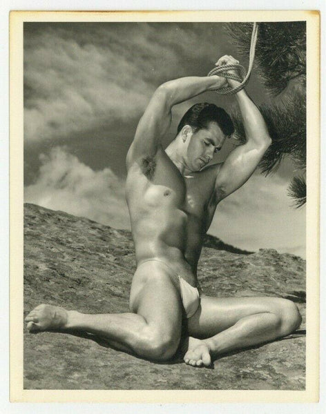 Ray Royal Original 1950 Western Photography Guild Photo Beefcake Physique Q7032