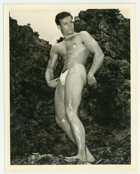 Western Photography Guild 1950 Don Whitman Gay Nude Male Beefcake Photo Q7196