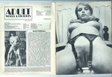 Adult Words & Pictures V1 #2 Psychedelic Erotica 1969 Hippie LSD Women 72pg Bob Guccione Sexploitation Cinema Underground M21700