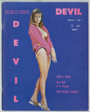 Devil V1#1 April Third Pub 1960 Diane Weber Vintage Pinups 80pgs Legs M22963