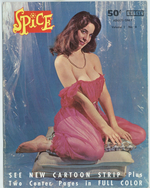 Spice V1#4 Tri-S Publications 1959 Vintage Pinup Magazine 44pgs M22969