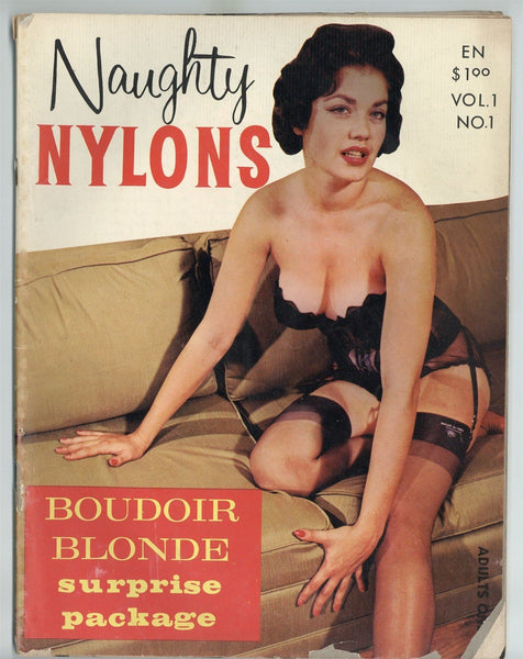 Naughty Nylons V1#1 Sari Publishing 1962 Beautiful Pinup Models 72p Legs M230071