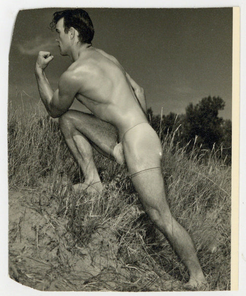 Athletic Beefcake 1950 Western Photography Guild 5x4 Don Whitman Gay Photo Q8519