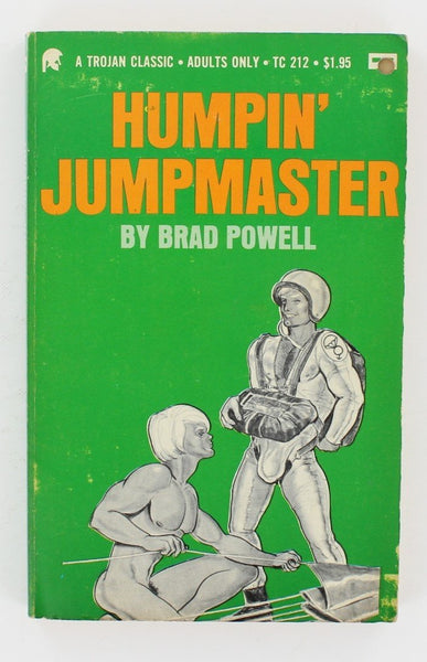 Humpin Jumpmaster by Brad Powell 1969 Trojan Classic TC212 Vintage Gay Pulp B105