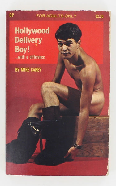 Hollywood Delivery Boy! Mike Carey 1971 Gay Parisian Press Vintage Pulp PB4