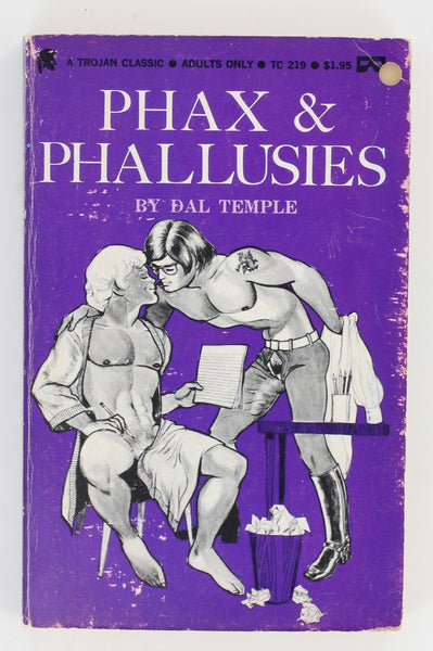 Phax Phallusies by Dal Temple 1969 Trojan Classic TC219 Vintage Gay Pulp PB14