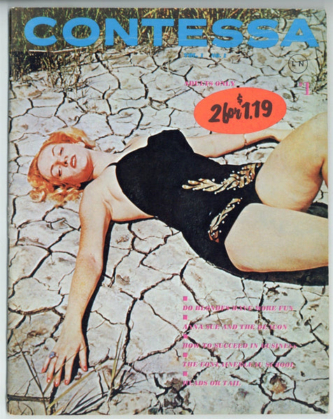 Contessa V1#1 Vintage Pinups 1963 Beautiful Women 72pgs Curvy Busty Leggy Women M23825