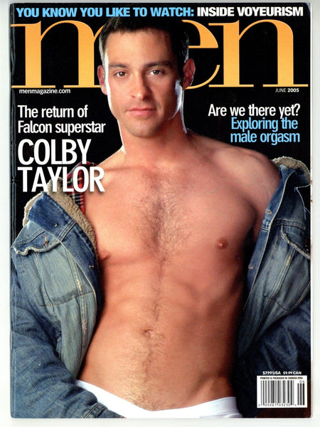 Men June 2005 Colby Taylor, Falcon Studios, Dick Moreno 82pg Gay Magazine M23895