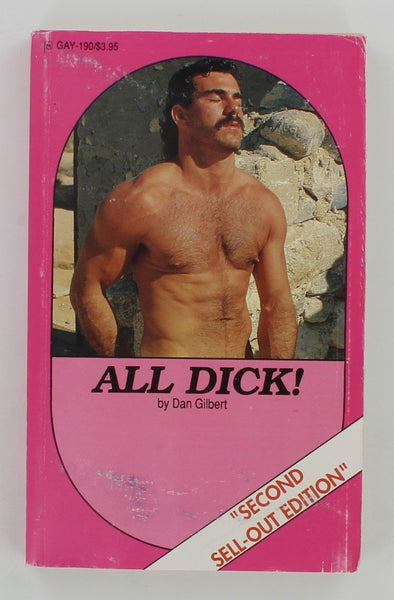 All Dick by Dan Gilbert 1990 Surrey House GAY-190 Surree Series 186pg Vintage Gay Pulp Fiction Novel PB191