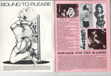 Bound To Please V2#5 Joan Gables 1975 Vintage BDSM Magazine Female Bondage 56pg House Of Milan M23985
