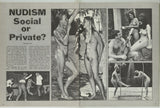 Nude Living 1978 Elysium Press Candy Earl, Michelle Angelo 52pgs Straight Magazine M24332