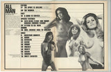 All Man 1973Marcia Powell, Joy Woods, Michell Angelo 84pgs Uschi Diggard E-Go Enterprises Pinup Magazine M24333