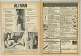 All Man 1975 E-Go Enterprises Lesbians Interracial Pinup Models 84pgs Magazine M24337