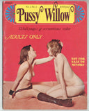 Pussy Willow V2#2 Vintage Lesbian Porn Magazine 1970 Pendulum Calga Ed Wood Jr 72pgs Interracial Hippie Female Sex Lezzie Love M24341