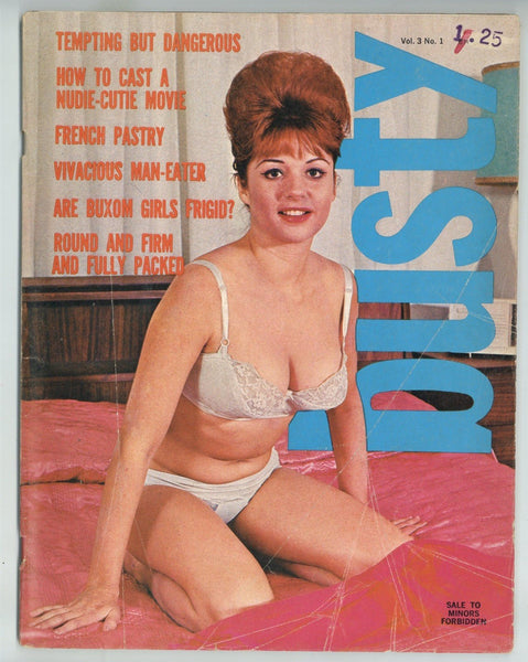 Busty MagazineV3#1 Provocative Bouffant Haired Girls 1965 Sari Publishing 72pgs Solo Women Big Tits M24357