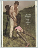 Trojan V7#2 Elmer Batter: Outlaw Lesbian Biker Girls 1969 Legs Stockings Nylons Heels 72pgs Gentleman's Magazine American Arts Publishing M24360