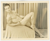 Pat Burnham 1950 Perfect Pose Hunk WPG 5x4 Don Whitman Physique Gay Photo Q8594