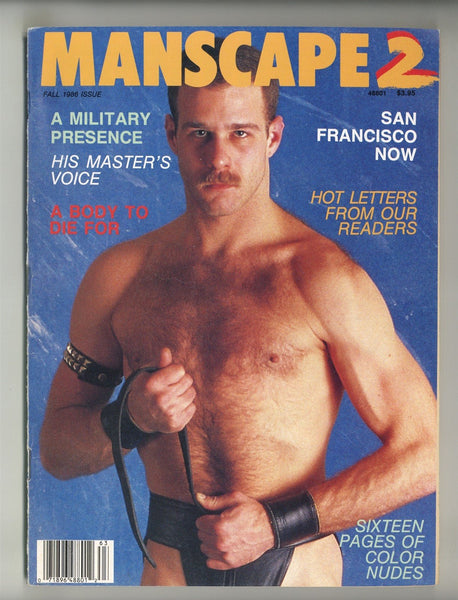 Manscape 2 1986 John Preston 100pgs Jean Paul Gay Leather Hunks Magazine M24426