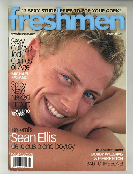 Freshmen 2005 Sean Ellis, Bobby Williams, Pierre Fitch 82pg Gay Magazine M24428