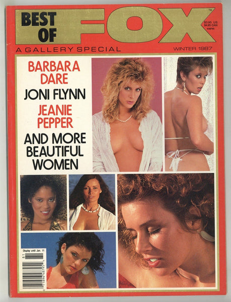 Best of Fox 1987 Barbara Dare, Joni Flynn, Jeanie Pepper 60pg Adult Film Stars Magazine M24522