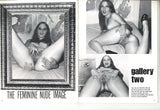 Film & Figure V8 #1 Pat Larsen, Marlene Wooden 1972 Parliament 64pgs All Solo Females Hairy Hippie Sex M21493