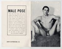 Male Pose #13 1958 Darte Distributors 24pgs Vintage Gay Beefcake Homophile Magazine M26479