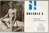 Galerie 3 DSI 1967 Vintage Physique Photography AMG 52pgs Teddy Boy Beefcakes Gay Magazine M26675