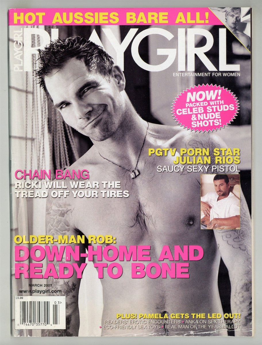 Playgirl 2007 Julian Rios, Ricky Vegas 98pgs Beefcake Hunks Gay Pinup –  oxxbridgegalleries