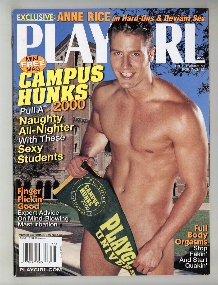 Playgirl Campus Hunks 2000 Alex Bento, Ramon Perez, Rob Dew 106pgs Gay –  oxxbridgegalleries