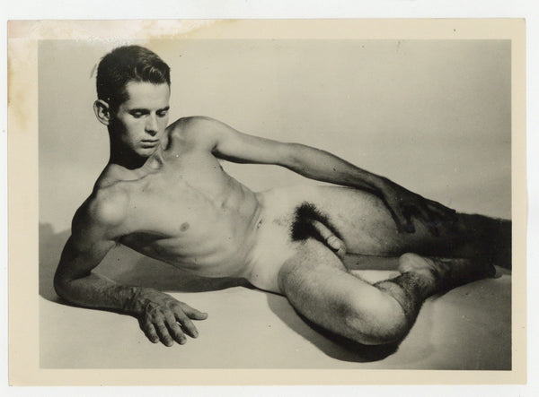 Billy Flynn 1960 Beefcake Hunk John Palatinus/Courtny 5x7 Vintage Gay Physique Nude Photo J11045