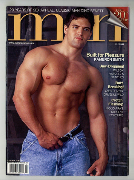 Men 2004 Kameron Smith, Wilson Vasquez, Andy Hunter, Nick Capra 82pgs Gay Magazine M28557