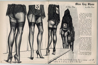 Leg Show 1963 Early Legs Fetish Magazine 72pgs Stockings, Nylons, Heels, Eric Stanton, Selbee Publishing NYC M28630