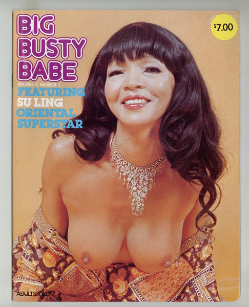 Su Ling Special 1983 Mature Asian Porn Superstar 48pg Big Busty Babe, American Art Enterprises Magazine M28635