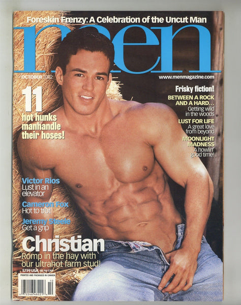 Men 2002 Victor Rios, Cameron Fox 82pgs Jeremy Steele Gay Magazine M28730