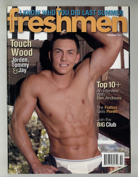 Freshmen 2007 Jorden ,Jay & Tommy Wood 74pgs Hot Pinups Gay Magazine M29353