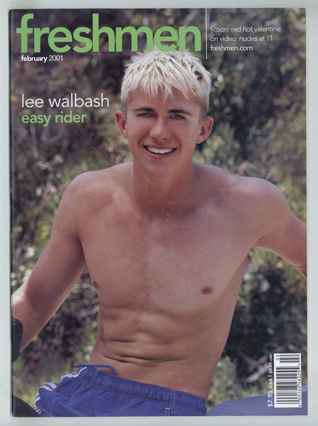 Freshmen 2001 Lee Walbash, Derek Bahn, Brandon Hunter 74pgs Gay Pinup Magazine M29501