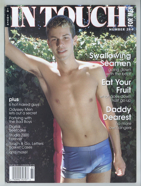 In Touch 2001 Justin Roxx, John Daniels, Justin Priestly, Andre Sierra, Danny James 84pgs Gay Magazine M29503