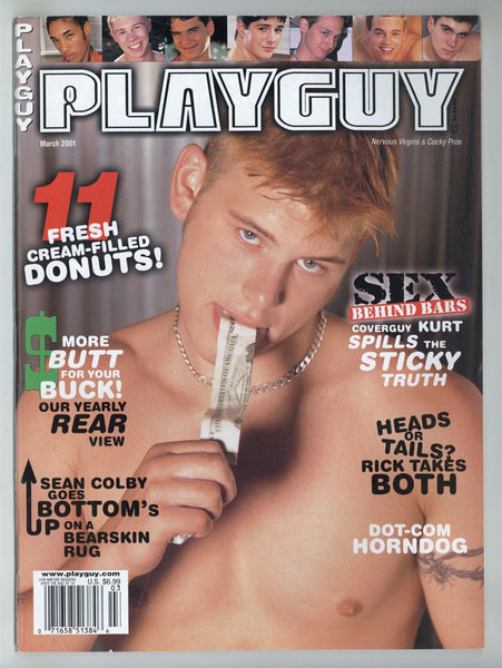 Playguy 2001 Sean Colby, Chris Weiland, Trey Camden, Kirt Loader 100pgs Gay Pinup Magazine M29509