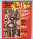 Sado-Bash at Plato's Retreat NYC 1978? Hellfire BDSM Club 48pgs Fetish Event Magazine M29884