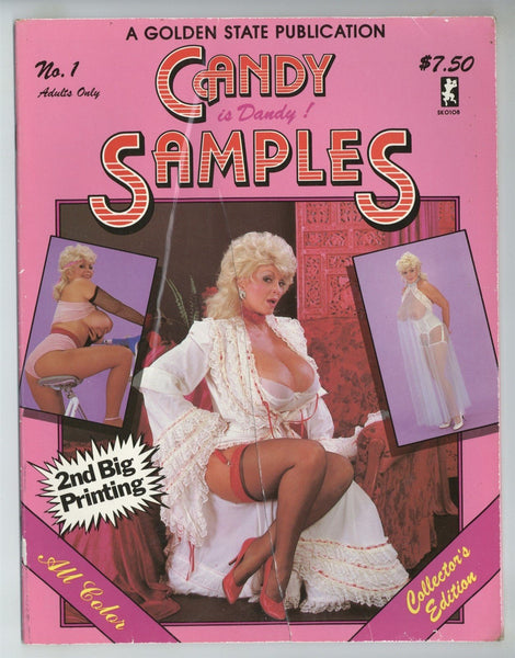 Candy Samples Is Dandy! Busty Buxom Big Boobs 32pgs Golden State News Magazine M29960