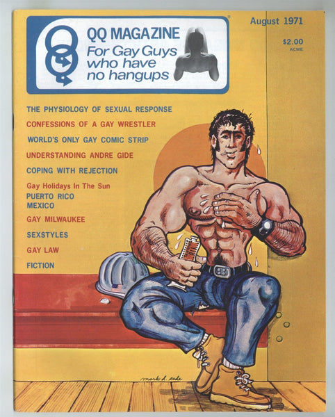 QQ Magazine 1971 Colt Studio 56pgs Queen's Quarterly Vintage Gay Lifestyle M29961