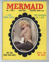 Mermaid 1963 Girlie Pinup Magazine 72pgs Burlesque Stars, Geemil Publications M30048