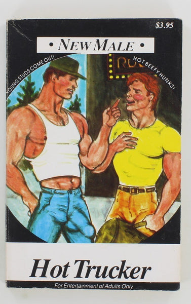 Hot Trucker 1980 New Male NM164, Star Dist. Gay Erotic Pulp Fiction, Sex Pocket Book PB308