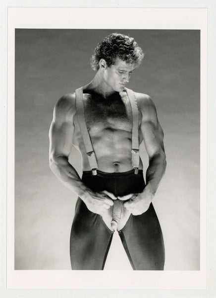 Russ Taggert Blonde Hunk 1990 Muscular Build Colt Studio Beefcake 5x7 Jim French Gay Nude Photo J13131
