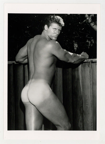 Russ Taggert Rear View Bubble Butt 1990 Colt Studio Physique 5x7 Jim French Gay Nude Photo J13128