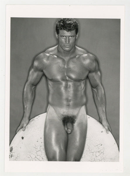 Russ Taggert Spectacular Physique 1990 Blonde Hunk Colt Studio 5x7 Jim French Gay Nude Photo J13120