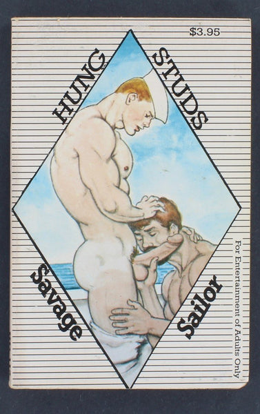 Hung Studs-Savage Sailor by Star Dist. 1990 HD-112 Naval Homo Erotic Gay Pulp Book  PB329