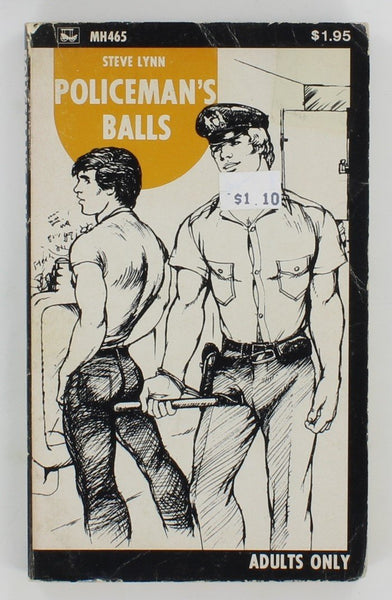 Policeman's Balls by Steve Lynn 1974 Manhard Series MH465 Surrey House Gay Pulp Novel PB393
