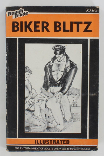 Biker Blitz 1982 Rough Trade Series RT-527 Star Distributors NY, Gay BDSM Pulp PB409