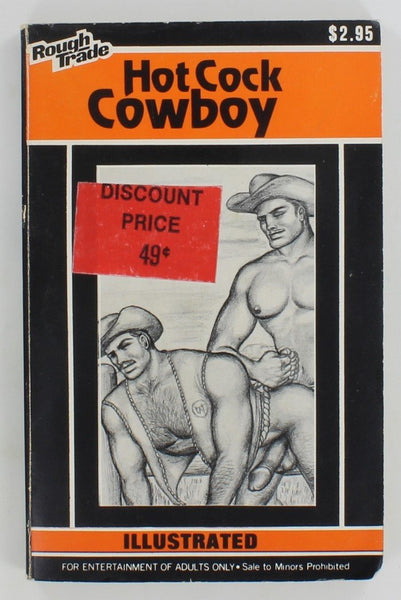 Hot Cowboy Cock by Mannie Hall 1979 Rough Trade Series RT-468 Star Distributors NY, Gay Pulp PB414